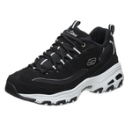 SKECHERS 斯凱奇 D'Lites 1.0 女子休閑運動鞋 66666125/BLK 黑色 36