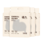 FUKUMARU 福丸 玉米豆腐膨潤(rùn)土混合貓砂3.6kg*4 原味混合砂