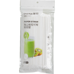 CHAHUA 茶花 311002 一次性可彎紙吸管 50支