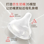 Pigeon 貝親 AA186+BA129 玻璃奶瓶 160ml 1月+奶嘴 SS 0月+