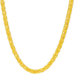 ZHOU LIU FU 周六福 AA050232 時尚經(jīng)典足金項鏈 45cm 4.3g