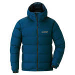 mont·bell羽絨服男款冬季800蓬鵝絨連帽GTX面料防風(fēng)保暖外套 1101639 黑藍(lán)色 BLBK L