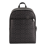 蔻馳（COACH）奧萊男士男包經典標志OWEN雙肩包背包旅行通勤 QB/炭黑色/黑色