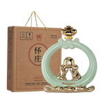 懷莊酒 53度 醬香型白酒 純糧食釀造 固態(tài)法口糧酒 高檔酒水 商務(wù)送禮 53度 1500mL 1壇 前途如意 配禮袋