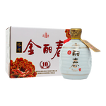 塔牌 紹興黃酒 10年金麗春花雕酒 350ml*6瓶整箱裝 手工黃酒