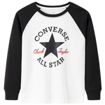 CONVERSE 匡威 男童長(zhǎng)袖t恤 正黑色 150/68