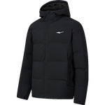 鸿星尔克防泼水3.0羽绒服男秋冬新款男士羽绒衣男装保暖防风夹克外套男款 正黑-1028-经典款 M (160-165cm/110-120斤)