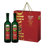 歐麗薇蘭（Olivoila）橄欖油718ml*2簡(jiǎn)裝禮盒適合中式烹飪經(jīng)典紅色禮盒裝