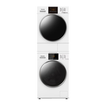 松下（Panasonic）洗烘套裝 白月光輕享版 10kg滾筒洗衣機(jī)+熱泵烘干機(jī) 變頻壓縮機(jī) 除毛烘 810F+F1ER2 國(guó)家補(bǔ)貼換新