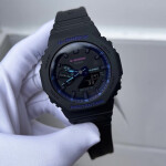 CASIO 卡西歐 G-SHOCK CITY BATTLE系列 45.4毫米石英腕表 GA-2100VB-1A