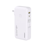 品勝自帶線充電寶20000毫安大容量22.5W超級快充插頭充電器三合一移動電源適用蘋果16華為小米手機(jī)