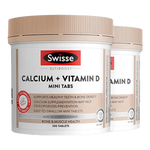 PLUS會員：Swisse 斯維詩 鈣+維生素D迷你片 300片*2瓶