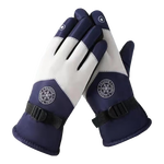 冬季棉手套滑雪騎行男加絨加厚保暖女防寒手套防滑新款防風戶外 胭脂粉