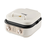 Midea 美的 電餅鐺家用多功能蒸煮鍋多用途鍋下盤可拆 MC-JKE2626S