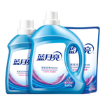 藍(lán)月亮【店鋪主推】深層潔凈洗衣液12斤套裝：3kg/瓶+2kg/瓶+1kg/袋 瓶+袋12斤組合