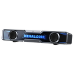 漫步者花再Halo SoundBar桌面音響音箱家用臺式電腦游戲音響長條有線音箱藍牙5.4RGB燈效 破界黑