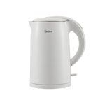 美的（Midea）電燒水壺全自動(dòng)一體電熱水壺大容量燒水家用便攜燒水壺自動(dòng)斷電保溫一體無縫內(nèi)膽不銹鋼防燙開水壺 1.7L 【7分鐘燒開】304不銹鋼內(nèi)膽