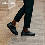 斯凱奇（Skechers）男鞋夏季一腳蹬商務(wù)通勤鞋軟底工作鞋舒適休閑鞋平底懶人鞋77157