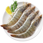 京鮮港 鹽凍厄瓜多爾白蝦 凈重 1.5kg（大號(hào)30-40規(guī)格）