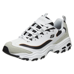 SKECHERS 斯凱奇 D'lites 1.0 男子休閑運(yùn)動(dòng)鞋 666114/WLGY 白色/淺灰色