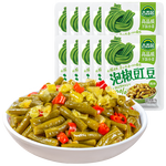 吉香居 泡椒豇豆25g酸豆角酸豇豆下飯菜咸菜泡菜配粥小包 泡椒豇豆25g*10袋