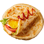 糧全其美手抓餅原味80g*24片營養(yǎng)早餐半成品面餅培根火腿伴侶卷餅