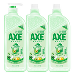 斧頭牌（AXE）金駿青梅果蔬餐具凈洗潔精1.01kg*3（泵+補(bǔ)補(bǔ)）6大零添加