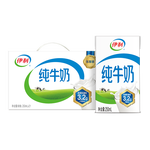 伊利純牛奶 21盒全脂牛奶乳蛋白 早餐伴侶牛奶整箱中秋禮盒 250ml*21盒/箱