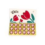 德芙（Dove）巧克力禮盒生日禮物送男女友兒童解饞休閑零食糖果結(jié)婚伴手禮品 德芙心語巧克力小紅花禮盒95g