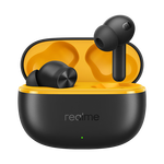 真我（realme）Buds T200 lite  48小時超長續(xù)航 12.4mm鍍鈦動圈 AI深度通話降噪 通用蘋果安卓小米手機 伏特黑