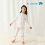 les enphants 麗嬰房 兒童內(nèi)衣秋衣褲套裝家居服套裝2024秋冬 半高領(lǐng)（玉湖藍 秋冬款） 100cm