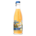 北冰洋 鮮榨桔汁汽水 【50%果汁含量】飲料 330ml*6瓶整箱裝  45天短效