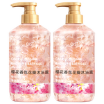 琪瑟櫻花香氛花瓣沐浴露持久留香保濕滋潤深層清潔全身體大容量家庭裝 櫻花香氛花瓣沐浴露 500ml 2瓶