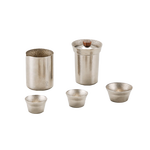 鳴盞純鈦旅行茶具套裝快客杯便攜戶外功夫茶具雙層家用露營(yíng)泡茶壺禮品 （公道杯+主人杯+茶杯*2） 一壺4杯