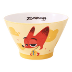 迪士尼儿童卡通碗朱迪尼克疯狂动物城新款釉下彩饭碗面碗大容量碗 尼克斗笠碗单个