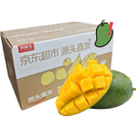 京鮮生 攀枝花凱特芒果 凈重3斤 單果300g+ 生鮮水果 源頭直發(fā)