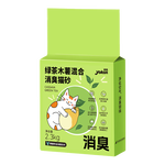 怡親綠茶木薯混合消臭貓砂2.3kg 木薯貓砂綠茶豆腐貓砂低粉塵植物原料 怡親 綠茶木薯混合消臭貓砂2.3kg