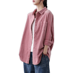 PLUS會(huì)員：子牧棉麻 女士長(zhǎng)袖襯衫 Z22QA000960