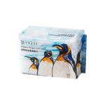 嫚熙（EMXEE）藍企鵝綿柔巾嬰兒寶寶一次性洗臉巾新生兒干濕兩用 80抽 18包 藍企鵝* 190*140mm