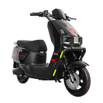 AOVOPRO電動摩托車智能高速電動車長續(xù)航通勤代步踏板電瓶車外賣大踏板大座桶超長續(xù)航 經(jīng)典黑/前后碟剎 空車架(無電池)