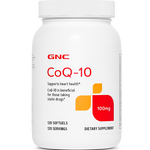 GNC健安喜輔酶q10膠囊100mg120粒 心腦血管備孕老人進口原裝