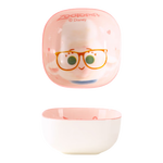 迪士尼陶瓷辅食碗调味碟卡通可爱高颜值餐具女生精致蘸料碟吐骨碟 羊副市长四方碟