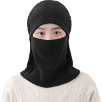 戶外騎行面罩頭套加厚秋冬護頸滑雪摩托山地車防寒保暖圍脖套 黑色