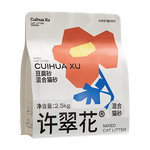許翠花 豆腐混合貓砂 不易粘底易結(jié)團(tuán)木薯植物強(qiáng)吸水除臭 【試用】單包 2.5kg