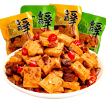 麻辣香菇豆干鸭腿鸭翅根超市同款解馋小零食小吃休闲批发小包装 【全口味混合装】香菇豆干100g