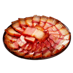 湖南煙熏后腿肉臘肉下酒菜不肥不膩年貨二刀肉農(nóng)家特色臘香切片 湖南煙熏后腿肉切片100g *3袋