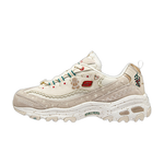 斯凱奇（Skechers）秋冬季圣誕姜餅限定鞋女子復古羊羔加絨棉鞋熊貓鞋休閑老爹鞋 乳白色-OFWT 38