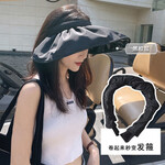 mikibobo防曬帽女遮陽(yáng)帽可折疊大檐太陽(yáng)帽沙灘帽UPF50+防紫外線全臉?lè)罆?粉色