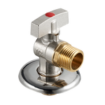 老铜匠燃气热水器球阀 角阀全开大流量全铜冷热4分厨房水槽卫生间三角阀