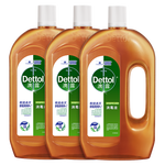 Dettol 滴露 消毒液 孕婦寶寶衣物地板家用室內(nèi)寵物玩具消毒除菌液 非84消毒液 1.2L*3瓶